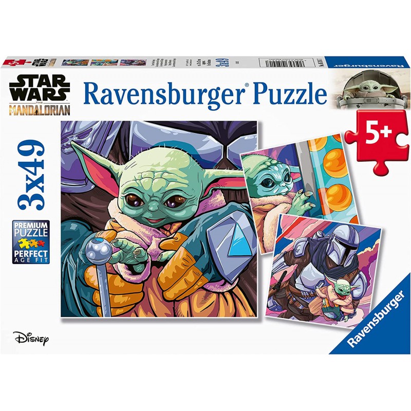 puzzle-the-mandalorian-baby-yoda-puzzle-3x49-piezas